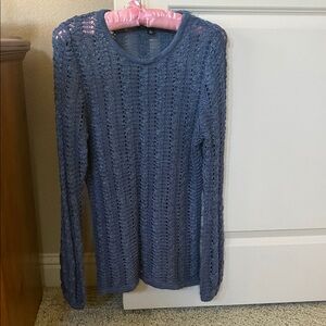 INC INTERNATIONAL CONCEPTS WOMAN BLUE SWEATER SIZE MEDIUM